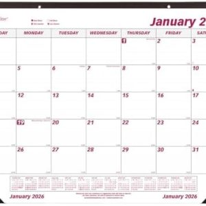 Brownline® 2026 Monthly Desk Pad Calendar, 12 Months, January to December, 22" x 17" (C1731-26)